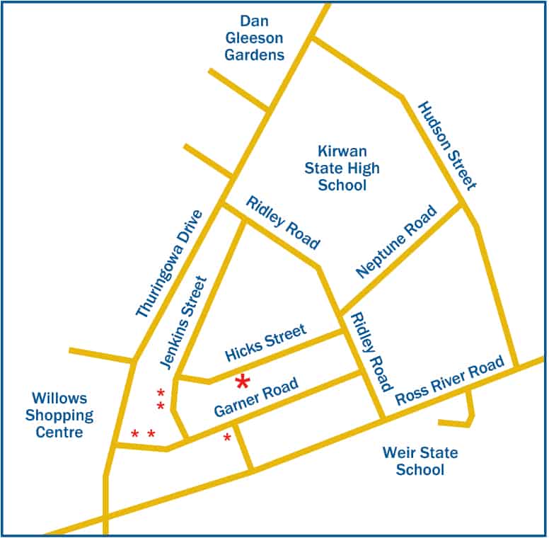 Alabaster House map